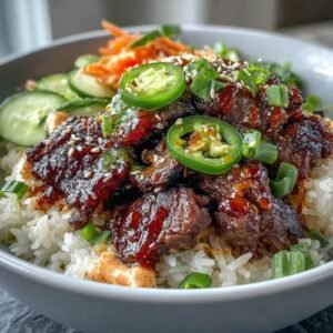 Spicy Beef Rice Bowl